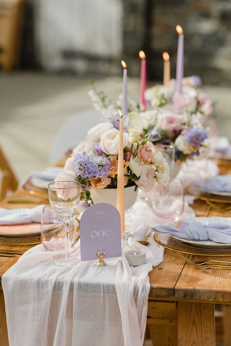 Pastel Wedding Theme, Linen Candle, Lilac Wedding, Whimsical Wonderland Weddings, Garden Party Wedding, Peach Wedding, Pastel Wedding, Lavender Wedding, Wildflower Wedding