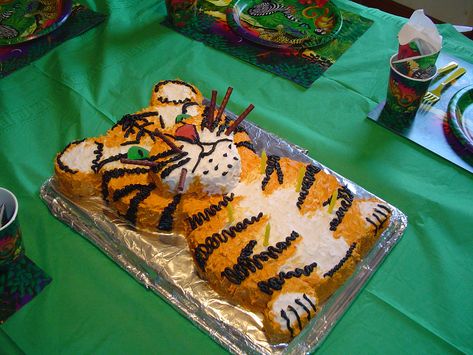 rare monsters: Image Aztec Pattern Background, Tiger Cakes, Cheetah Birthday Cakes, Tiger Cupcakes, Monsters Cake, Boy Scout Cake, Tiger Who Came To Tea, Cheetah Birthday, Tiger Birthday Party