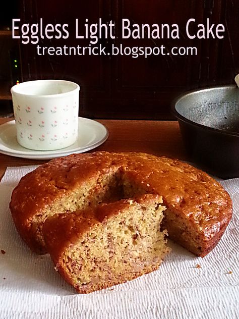 Eggless Banana Cake Recipe, Spice Cakes, Banana Cake Recipe Easy, Choco Cake, Egg Free Baking, Eggless Cakes, Cake Recepies, Rock Cake, Egg Allergy