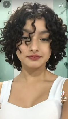 Short Haircuts For Mixed Curly Hair, Short Curly Hair Without Bangs, Cute Short Haircuts Curly Hair, Short Curly Mixed Hair, Short Tomboy Haircut Curly, Short Haircuts For Thick Curly Hair Round Faces, Short Round Curly Haircut, 3b Pixie Curly Hair, Short Haircut Ideas For Curly Hair