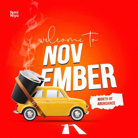 November new month social media design November New Month Design, New Month Design Flyer, November New Month, Welcome To November, New Month Design, Birthday Typography, Welcome November, Month Design, Advertising Flyers