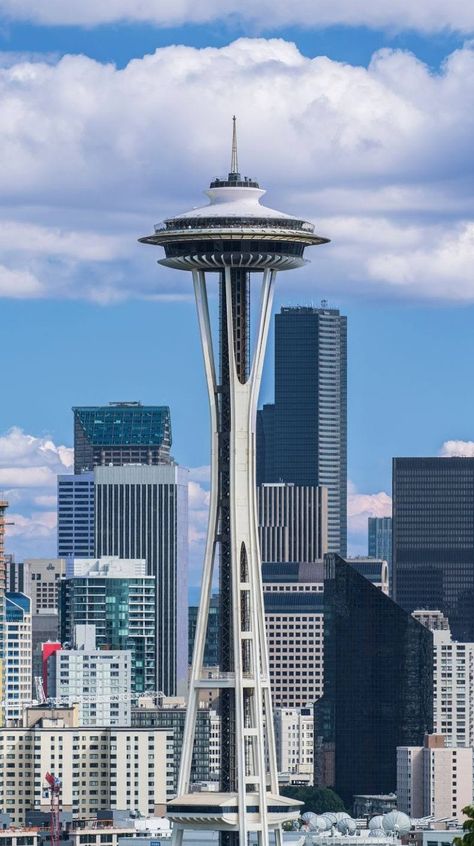 Seattle Aesthetic, Seattle Architecture, Seattle Photos, Shell Structure, Seattle Usa, Space Needle Seattle, Seattle City, Whatsapp Profile Picture, Bay Area California