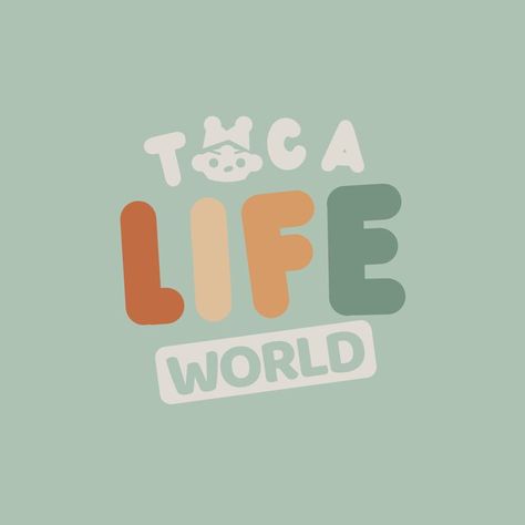 iOS Toca Life World app icon/app cover | orange, beige, off white, and green Toca Boca Logo Aesthetic, Fall Theme App Icons, Toca Boca World Wallpaper, English Books For Kids, Toca Life World, World Icon, Phone Wallpaper Boho, World Wallpaper, Themes App