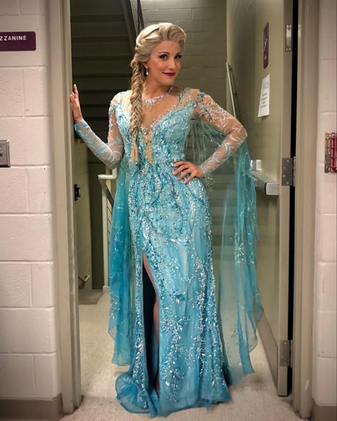 Elsa Broadway Costume, Frozen On Broadway Costumes, Frozen The Musical Costumes, Elsa Costume Women, Elsa Coronation Dress, Bianca Core, Frozen On Broadway, Frozen The Musical, Frozen Broadway