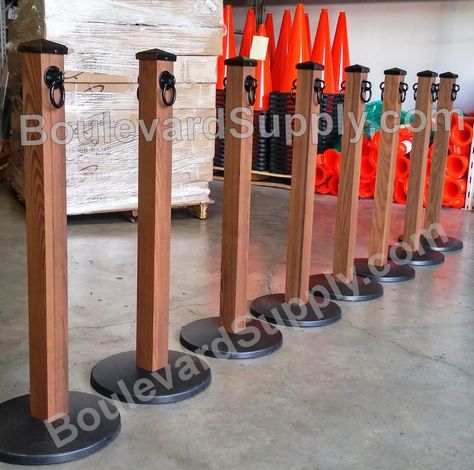 Rustic Wooden Post and Rope Stanchions Barriers, Nautical, Western, Wood Theme Free Standing Post, Ward Activities, Plant Guy, Container Park, Bluegrass Festival, Yard Art Crafts, Manila Rope, Coffee Shop Business, Country And Western