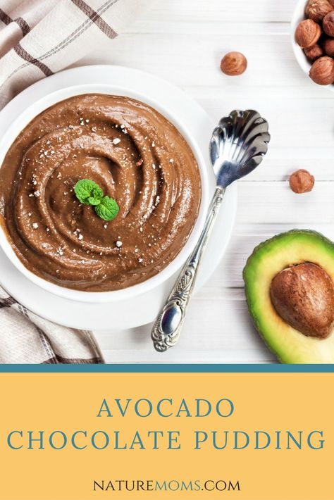 Avocado Chocolate Pudding - This pudding was mostly comprised of avocado and yet despite that, it tasted very, very good. It is a sneaky way to add nutrition to a dessert! #avocado #nutrition #recipes #dessert #healthydessert Avocado Mousse Recipe, Chocolate Avocado Pudding, Healthy Chocolate Pudding, Vegan Chocolate Pudding, Avocado Mousse, Avocado Chocolate Pudding, Avocado Pudding, Avocado Chocolate Mousse, Chocolate Pudding Recipes