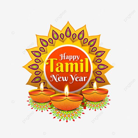 Puthandu Vazthukal, Happy Tamil New Year, Tamil New Year, Chinese New Year Background, Happy Birthday Png, Festival Background, Spring Background, New Year 2022, New Years Background