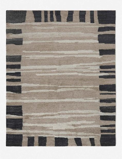 Elevated, Modern Rugs and Vintage-Inspired Area Rugs – Lulu and Georgia Graphic Rug, Floor Area Rugs, Viscose Rug, Rug Guide, Linear Design, Lulu And Georgia, Geometric Area Rug, Striped Rug, Floor Rug