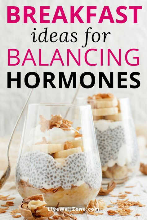 Hormone Balancing Recipes, Stomach Fat Burning Foods, Hormone Diet, Hormone Balancing Diet, Foods To Balance Hormones, Easy Breakfast Ideas, Balancing Hormones, Baking Soda Beauty Uses, Balanced Breakfast