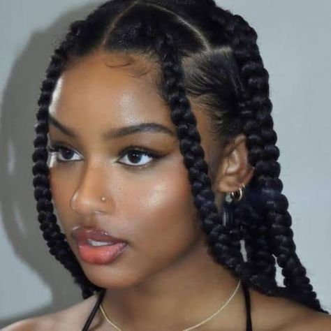 Big Box Braids, Sew In Hairstyles, Big Box Braids Hairstyles, Instagram Heart, Box Braids Hairstyles For Black Women, Cute Box Braids Hairstyles, Box Braids Styling, 4c Hair, Braid Ideas