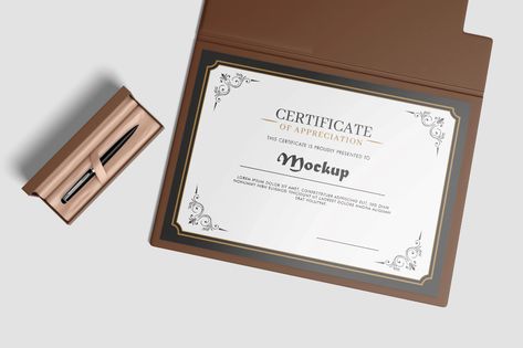 Certificate Mockup, Product Mockups ft. certificate & folder - Envato Certificate Mockup, Certificate Folder, Folder Mockup, Mockup Product, Download Sign, Certificate Of Appreciation, Template Site, Music Logo, Music Design