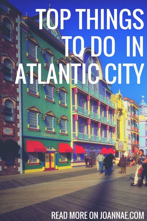 Things to do on a Day Trip to Atlantic City - A quick guide on what to do when visiting the Atlantic City Boardwalk for the day or weekend. Things To Do In Atlantic City New Jersey, Atlantic City Hotels, Travel Destinations Usa, Atlantic City Boardwalk, Dating Anniversary, Usa Destinations, Trip Destinations, American Road, City Vacation