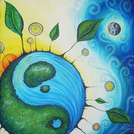 Moon Background, Yin Yang Art, Yin Yang Tattoos, Ying Yang, British Library, Spiritual Art, Sun Moon, Yin Yang, The Earth