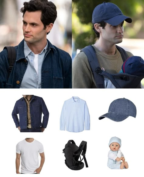 Joe Goldberg Clothes, Joe Goldberg Halloween Costume, Joe Goldberg And Love Quinn Costume, Love And Joe Goldberg Costume, Joe Goldberg Outfit Ideas, You Costume Joe And Love, Love And Joe Costume, Joe And Love Costume, Love Goldberg