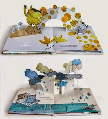 "El monstruo de colores" - Paperblog Arte Pop Up, Diy Pop Up Book, Buch Design, Pop Up Art, Paper Pop, Up Book, Pop Up Book, Handmade Books, Paper Cutout