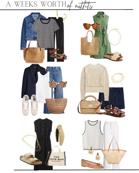 jillgg's Week of outfits Collection on LTK Chic Clothing Style, Travel Wardrobe, Fashion Over 50, Classy Dress, Everyday Look, Her Style, Simple Outfits, Everyday Fashion, Casual Looks