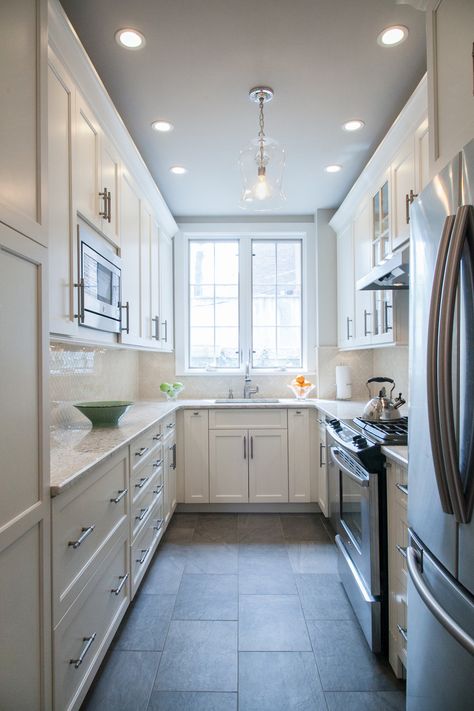 Queen Christina — Ferrarini & Co. Narrow Kitchen Remodel, Small White Kitchens, Cheap Kitchen Remodel, Cabinet Inspiration, Galley Kitchen Design, Simple Kitchen Remodel, Galley Kitchen Remodel, Kitchen Remodel Cost, White Kitchen Remodeling