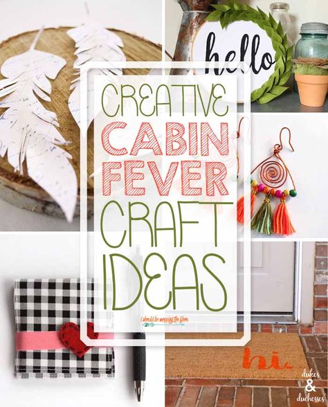 Creative and Fun Cabin Fever Craft Ideas for Everyone! Cabin Fever Party Ideas, Cabin Fever Party, Indoor Ideas, Womens Ministry, Cabin Fever, Office Party, Office Parties, Crafting Ideas, Hot Glue