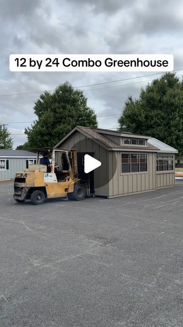 Lapp Structures LLC on Instagram: "Another Combo Greenhouse leaving the shop today! This time with our very earth-toned “Timerbark” paint.

#greenhouse #gardening #sheshed #tinyhouse" Shed Greenhouse Combo, Greenhouse Shed Combo, Greenhouse Shed, Garden Plan, She Sheds, Greenhouse Gardening, Potting Shed, Garden Planning, Earth Tones