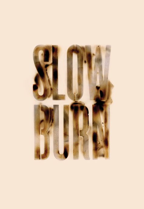 Illustration for Buzzfeed News article, Here's What Happens When Someone Burns Down Your Mosque, Slow Burn Typography. Handmade, Physical Typography Burn Typography, Manipulated Typography, Emotional Typography, Physical Typography, Wood Typography, Handmade Typography, Hand Typography, Strange Wallpaper, Personal Motto