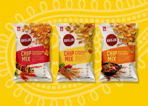 Chips Packaging Design, Healthy Food Packaging, Chips Packaging, Chip Packaging, Biscuit Packaging, Packaging Snack, Clever Packaging, Healthy Chips, Spices Packaging