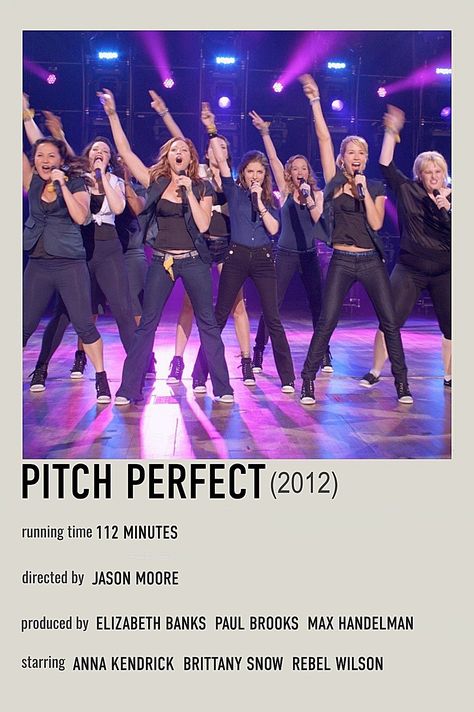 Pitch Perfect Polaroid Poster, Fan Girl Posters Movies, Polaroid Posters Movies, Pitch Perfect Movie Poster, Pitch Perfect Poster, Movie Polaroid Posters, Pitch Perfect Movie, Polaroid Movie Poster, Movie Collage