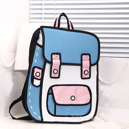 2D Backpack | Kawaii Berry 2d Backpack, 2d Bags, Aztec Bag, Cute School Bags, Kawaii Backpack, Cartoon Backpack, Drawing Bag, Jelly Bag, Cat Backpack