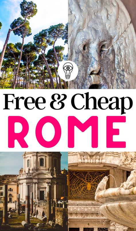 Best Things To Do In Rome, What To Do In Rome Italy, Rome Things To Do, Things To Do In Rome Italy, Rome On A Budget, Food In Rome, Best Food In Rome, Weekend In Rome, Free Things To Do In Rome