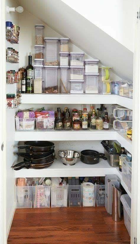 Pantry Under The Stairs, Shelves Under Stairs, Kitchen Under Stairs, Stairs Pantry, Under Stairs Pantry, Closet Under Stairs, Kitchen Pantry Cupboard, Stairs In Kitchen, Under Stairs Storage