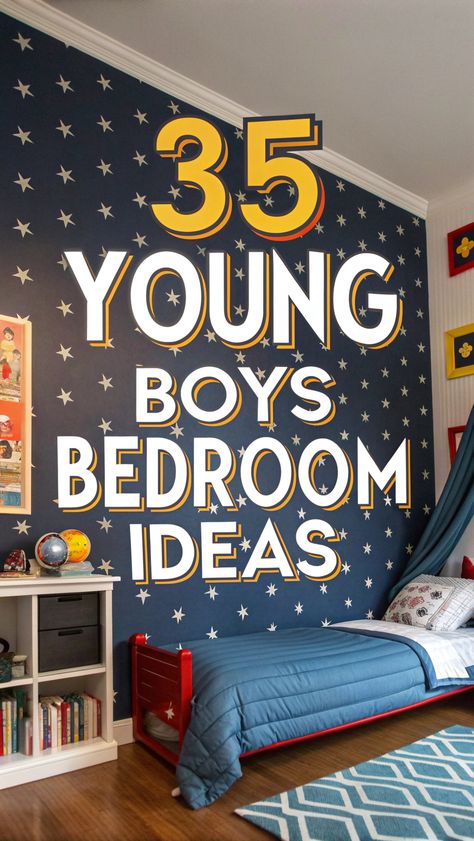 Set the mood and create the perfect atmosphere with these 35 young boy bedroom color schemes!  From vibrant primary colors to calming blues and greens, find the ideal palette. Young Boy Bedroom, Boys Bedroom Color Schemes, Boys Bedroom Colors, Bedroom Color Schemes, Bedroom Color, Boy Bedroom, Blues And Greens, Set The Mood