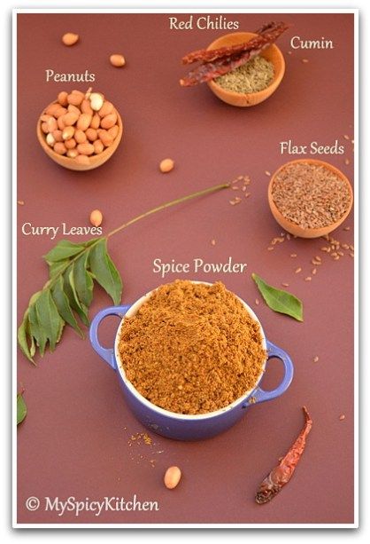 Curry Leaves Powder Recipe, Dosa Recipes, Flax Seed Benefits, Podi Recipe, Masala Powder Recipe, Indian Side Dishes, Peanut Powder, Flax Seed Recipes, Mix Recipes