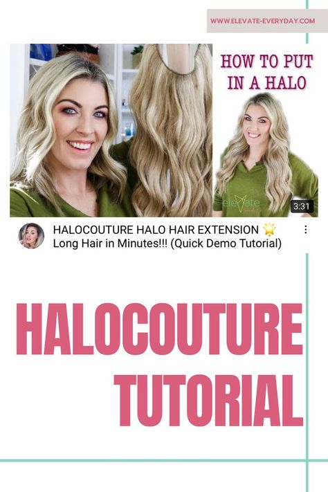 Halocouture Extensions, Extension Hairstyles, Easy Hair Styles, Halo Couture, Hair Extensions Tutorial, Halo Extensions, Hair Extensions For Short Hair, Hair Tool, Long Hair Extensions