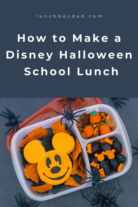 How to Make a Food Art Disney Mickey Mouse Halloween School Lunch for Your Kids! Halloween School Lunch, Mouse Halloween, Mickey Mouse Halloween, Halloween Family, Art Disney, Halloween School, School Lunch, Disney Halloween, Lunch Ideas