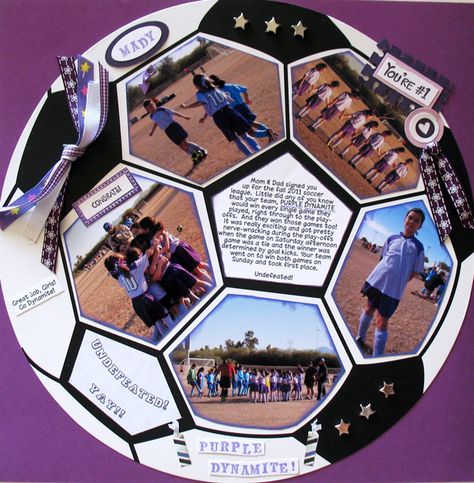 Soccer Crafts, Scrapbooking Sports, Graduation Poster, Ball Football, Cadeau Parents, Soccer Sports, Sport Craft, Soccer Party, Soccer Gifts