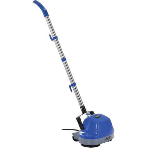 Floor Care Machines & Vacuums | Scrubbers | Global Industrial™ Mini Floor Scrubber W/ Floor Pads, 11" Cleaning Path | 641375 - GlobalIndustrial.com Floor Scrubber, Travertine Floors, Industrial Flooring, Linoleum Flooring, Cleaning Spray, Diy Flooring, Floor Care, Hard Floor, Wood Tile