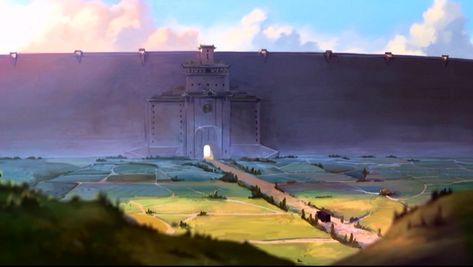 The Outer Wall of Ba Sing Se. Avatar Legend Of Aang, Republic City, Avatar Series, Avatar Airbender, Good Cartoons, Legend Of Korra, Elements Of Art, Environmental Art, Aang