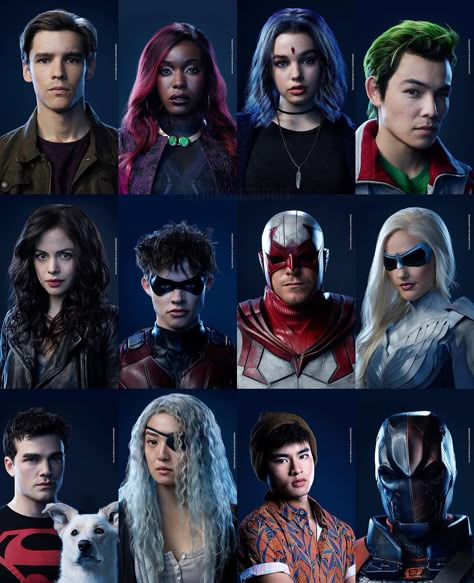 Dc Titans Wallpaper, Titans Characters, Titans Wallpaper, Teen Titans Go Characters, Titans Fanart, Conor Leslie, Titans Dc, Dc Titans, Titans Tv Series