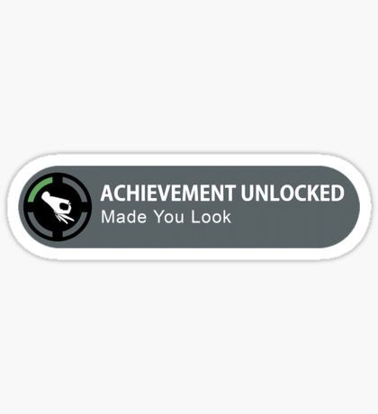 New Achievement Unlocked, Achievement Unlocked, Stickers For Sale, Sticker Collection, Shirt Ideas, Video Games, Make It Yourself, For Sale, Pins