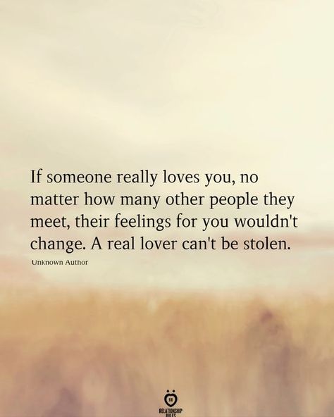 if someone really loves you, no matter how many other people they meet, their feelings for you wouldn't change. a real lover can't be stolen. Quotes Deep Motivational, Love Lifestyle, Lessons Learned In Life, Doing Me Quotes, If You Love Someone, Relationship Rules, Breakup Quotes, Girly Quotes, Really Love You