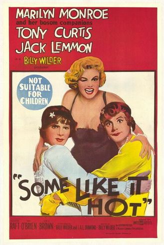 another great movie with Marilyn Marilyn Monroe Movies, Jack Lemmon, Billy Wilder, Avengers 2012, Old Movie Posters, Tony Curtis, Classic Movie Posters, Some Like It Hot, Cinema Posters