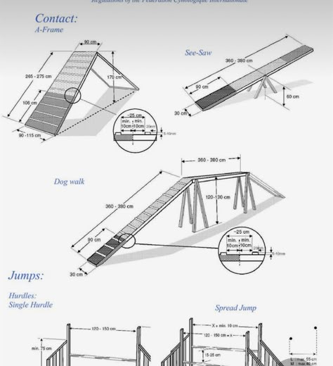 Dog Course Diy, Diy Dog Equipment, Agility Equipment For Dogs, Diy Obstacle Course For Dogs, Diy Dog Agility Equipment Do It Yourself, Diy Dog Park Equipment, Dog Training Agility, Dog Gym Ideas, Diy Agility Equipment