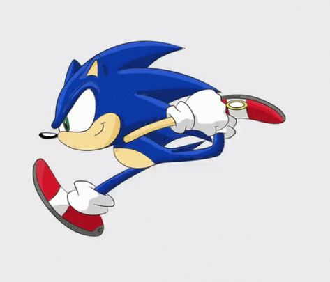 Sonic Running GIF - Hedgehog Videogames Videogameday - Discover & Share GIFs Japanese Gif, Blaze The Cat, Sonic Underground, Running Gif, Doctor Eggman, Sonic Party, Gif Png, Japanese Video Games, Sonic And Amy