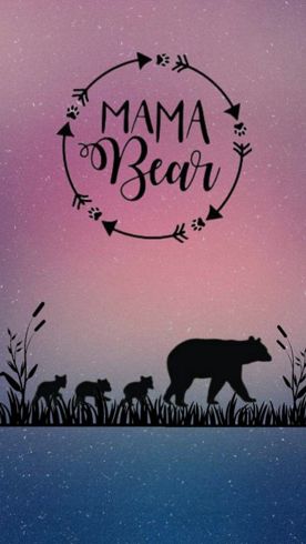 Cubs Wallpaper, Mamma Bear, Momma Bear, Mom Life Quotes, Iphone Backgrounds, Bear Wallpaper, Mama Bear, Iphone Background, Mom Life