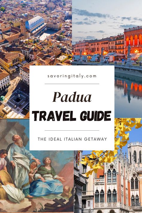 Things to Do in Padua, Italy: An Insider's Travel Guide Padua Italy, Northern Italy, Old City, Verona, Venice, Travel Guide, Things To Do, Italy, History