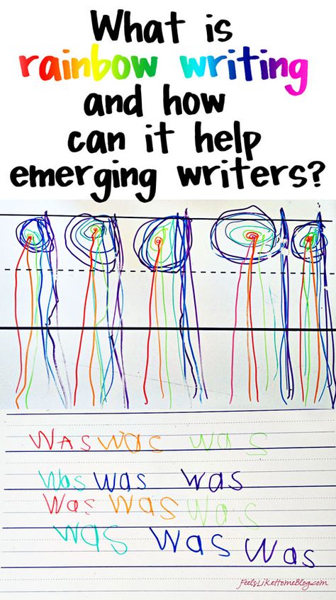 What is Rainbow Writing and How Does It Help Emerging Writers? What Is A Rainbow, Writers Journal, Teach Spelling, Visual Spatial, Emergent Literacy, Rainbow Writing, Creative Imagination, Weeknight Recipes, Family Friendly Recipes