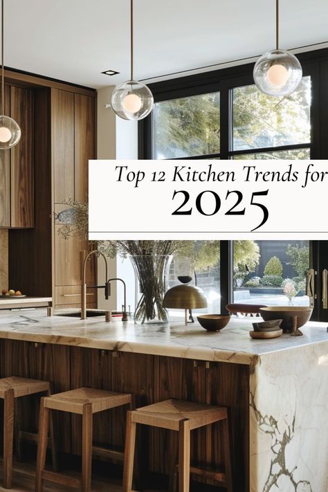 Tons of photos, ideas and inspiration for your 2025 kitchen renovation. Get to know cabinet colors, appliances, lighting, and tiles Big Kitchen Design, Taupe Kitchen Cabinets, Kitchen Counter Design, Backsplash Trends, Taupe Kitchen, Kitchen Hood Design, Cabinet Trends, Top Kitchen Trends, Kitchen Cabinet Trends