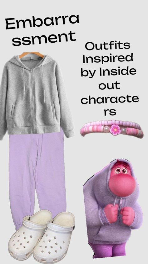 Outfits Inspired by Inside out characters!!! Embarrassment Inside Out Characters, To Look, Inside Out