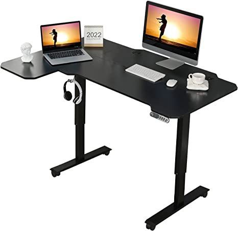 emarF kcalB ,poT kcalB sehcnI 95 ,sretsaC elbakcoL htiw kseD retupmoC eciffO emoH kseD dnatS ot tiS liBliB ,kseD gnidnatS cirtcelE elbatsujdA thgieH depahS- L Stand Up Table, Electric Standing Desk, Computer Workstation, Adjustable Height Standing Desk, Stand Up Desk, Sit To Stand, Adjustable Standing Desk, Sit Stand Desk, Home Office Storage