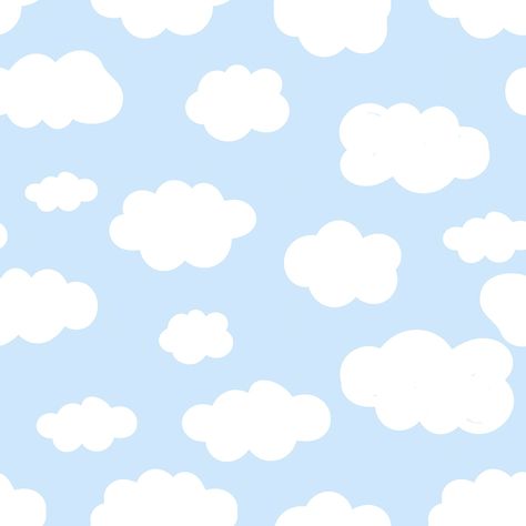 Baby Nursery Wallpaper, Blue Sky Wallpaper, Light Blue Sky, Babies Nursery, Cloud Illustration, Cloud Stickers, Cartoon Clouds, Cloud Vector, Kids Background