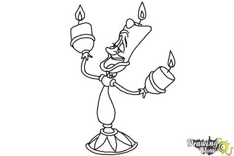 Lumiere Tattoo Disney, Beauty And The Beast Lumiere, Drawing Steps, Easy Step By Step Drawing, Linework Tattoo, Drawing Lesson, Beauty Places, Editorial Hair, Good Day Song